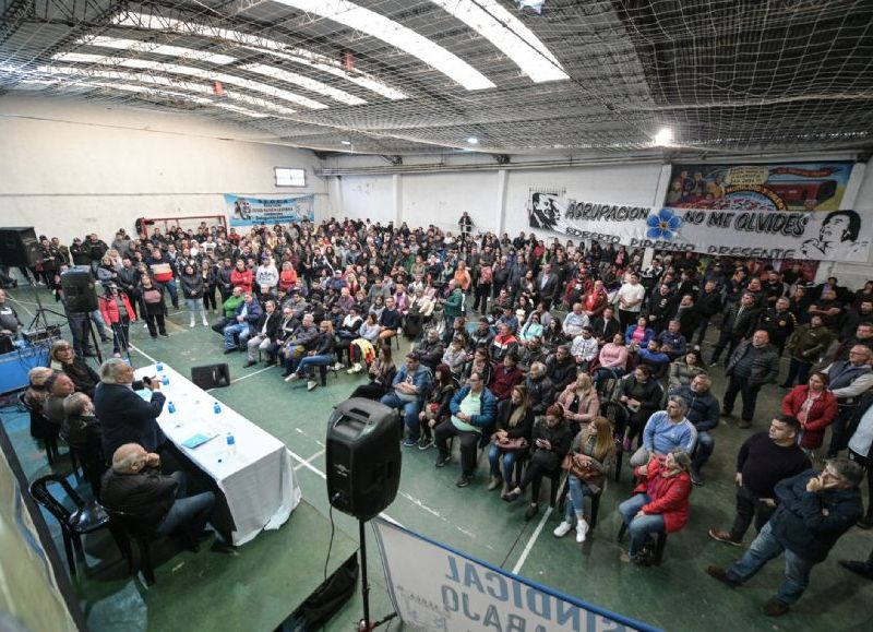 El acto ocurrió en las instalaciones del club San José, ubicado en España 3443, donde congregó a referentes, dirigentes y militantes de la Co.Pe.Bo.