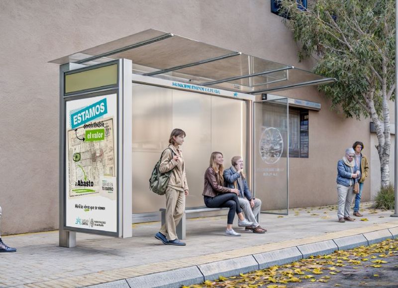 Los nuevos paradores difundirán alertas meteorológicas, información institucional y contenidos de interés para los usuarios del transporte.