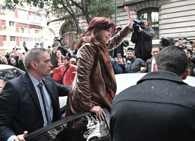 La vicepresidenta Cristina Kirchner.