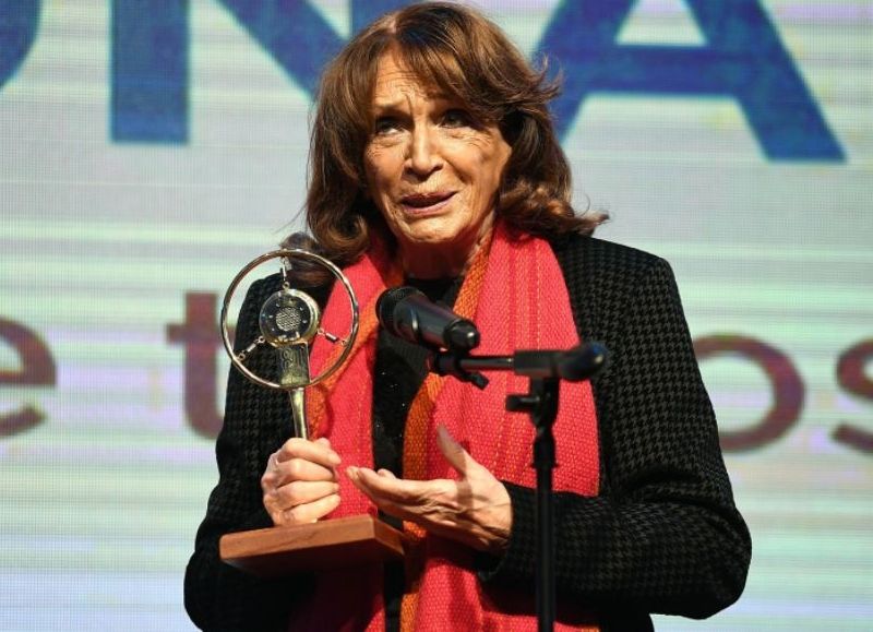 La periodista, locutora y escritora Magdalena Ruiz Guiñazú, figura de la radio argentina y partícipe de la Comisión Nacional sobre la Desaparición de Personas (Conadep).