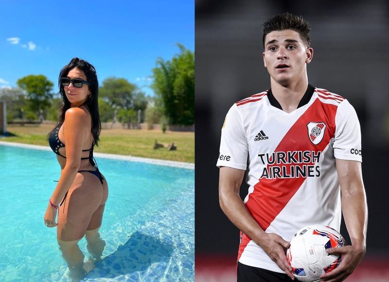 Los programas de espectáculos hablan de los vínculos entre el ex River Plate y la tiktoker.