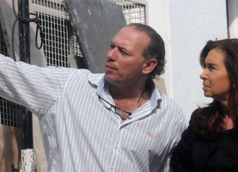 Sergio Berni junto a Cristina Kirchner.