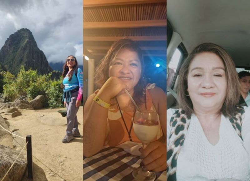 De izquierda a derecha: Lidia Huerta, Lea Hernández y Elizabeth Tabera Mora