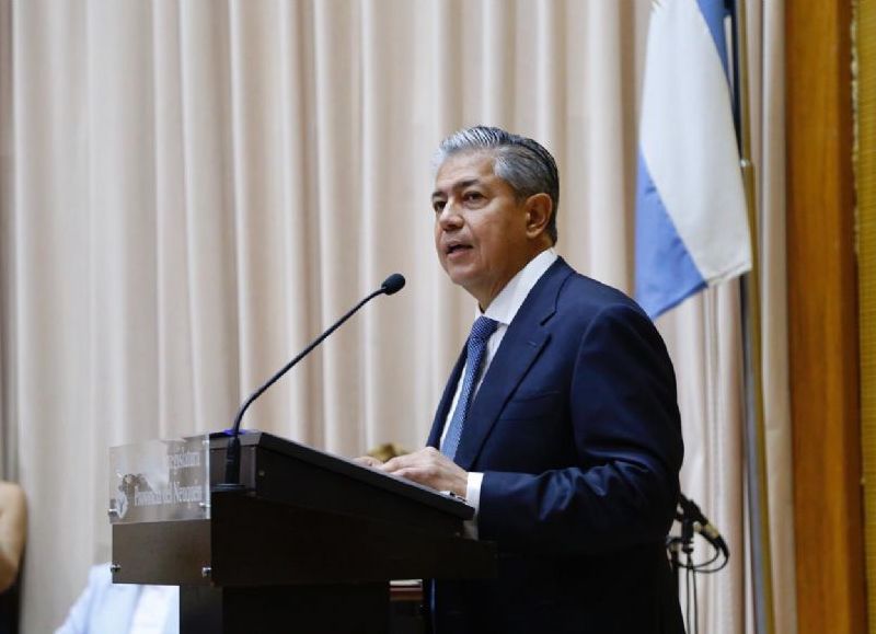 El gobernador neuquino Rolando Figueroa.