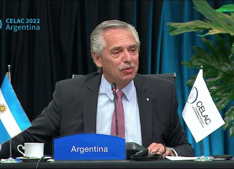 El presidente Alberto Fernández cometió un fallido en la inauguración de la cumbre de la Comunidad de Estados Latinoamericanos y Caribeños (CELAC).