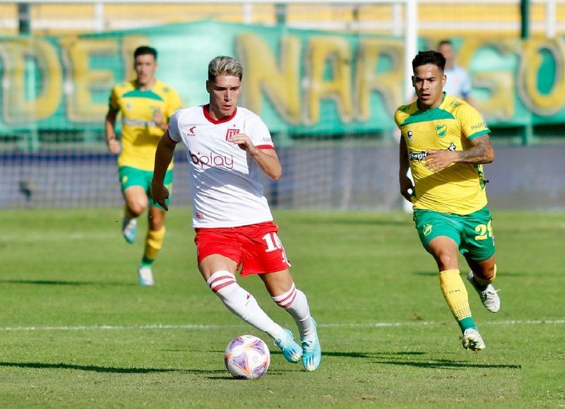 El Pincha igualó 1-1 ante el Halcón de Florencio Varela en el Estadio Norberto Tito Tomaghello, por la fecha 16 de la LPF 2023.