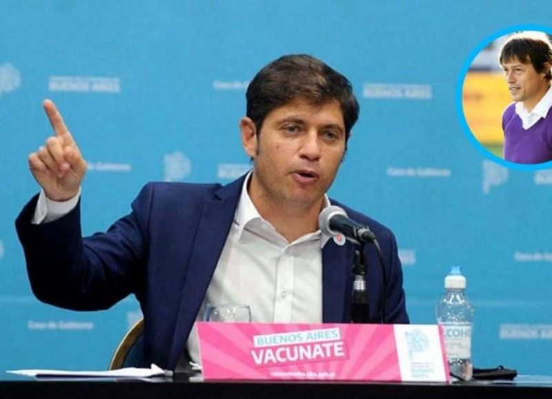 Axel Kicillof y Matías Almeyda.