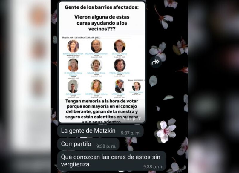 A esto se suman fuertes subas de tasas que golpean a los vecinos justo después de las inundaciones