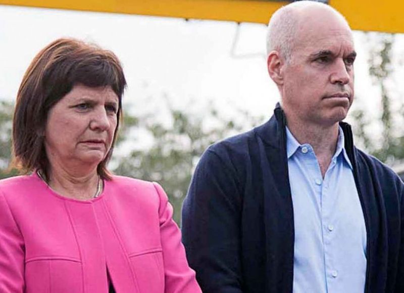 Patricia Bullrich y Horacio Rodríguez Larreta.