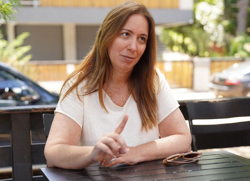 La dirigente María Eugenia Vidal.