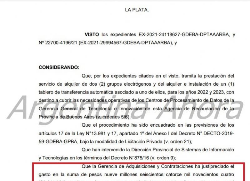 Servicios de wifi, licencias de aplicaciones remotas, antivirus, muebles nuevos, café, azúcar y muchas cosas más integran la lista de licitaciones que el director. (Foto: Argentina Ahora)