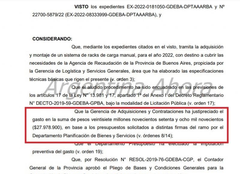 Todo para fotocopiadoras de distintas dependencias del organismo, con un presupuesto que asciende a los 16.837.135 pesos. (Foto: Argentina Ahora)