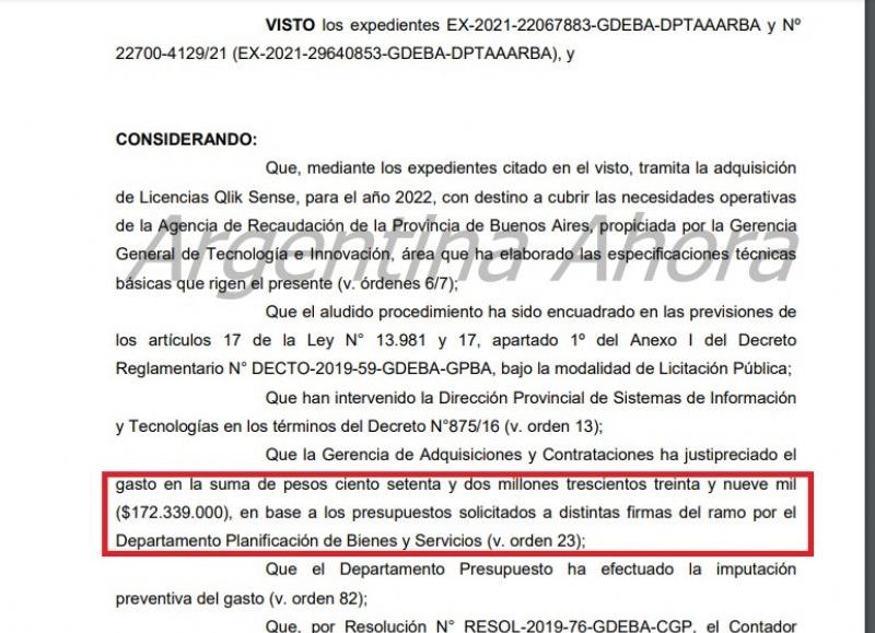 Otro de los gustos que se dio el director de ARBA, Cristian Girard, fue la compra de mobiliario totalmente nuevo. (Foto: Argentina Ahora)