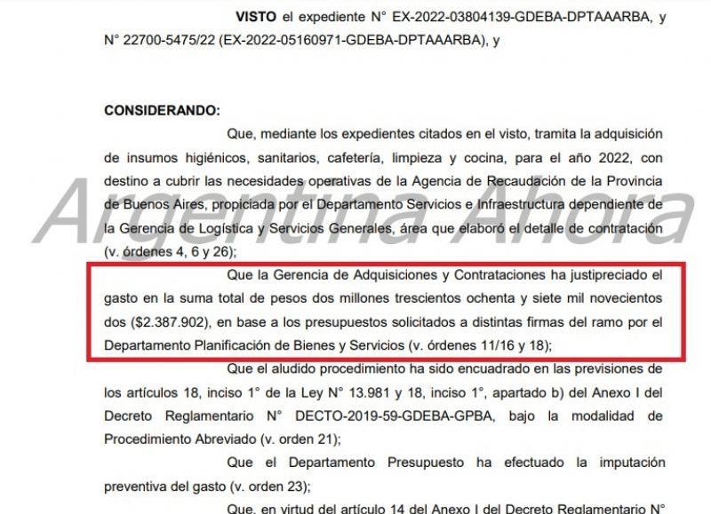 Y si se corta la luz, el organismo no se hace problema ya que alquilaron grupos electrógenos por el plazo de un año. Por este servicio, pagaron 9.614.904 pesos. (Foto: Argentina Ahora)
