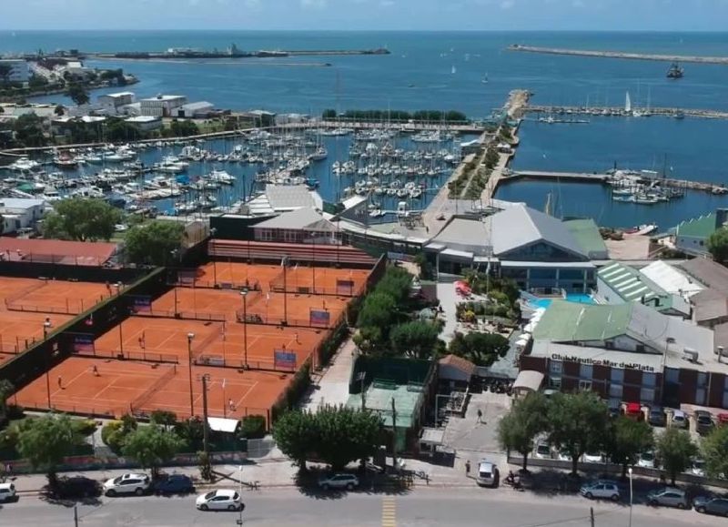 El Club Náutico Mar del Plata.