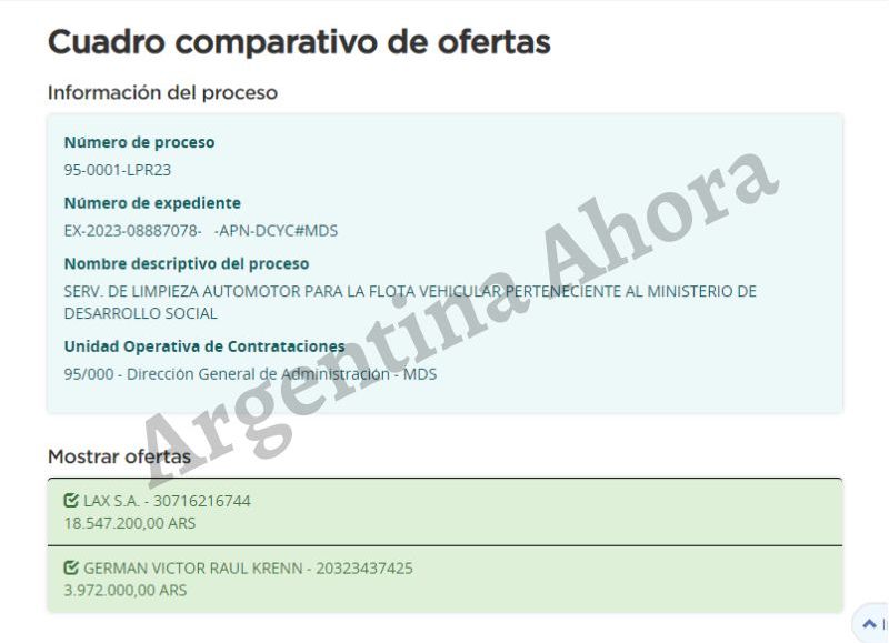 Las empresas proveedoras del servicio millonario.