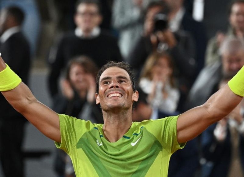 El tenista español Rafael Nadal, con un récord de 13 trofeos en Roland Garros y 21 títulos de Grand Slam.