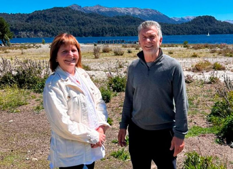 atricia Bullrich, líder del PRO, y Mauricio Macri, ex presidente de la Nación.