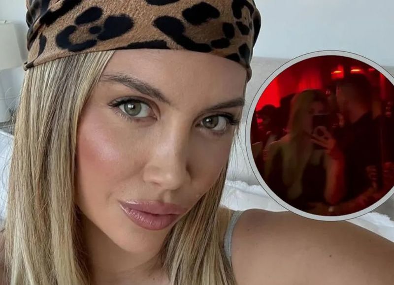 Wanda Nara blanqueó su nuevo amor: mimos en la noche porteña