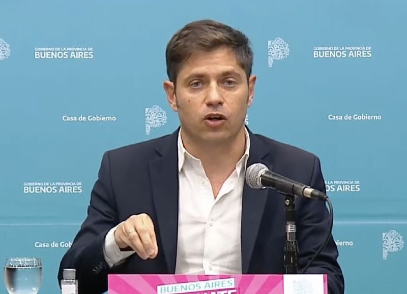 El gobernador, Axel Kicillof.