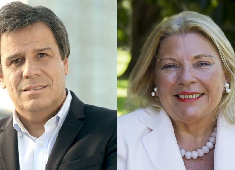 Facundo Manes y Elisa Carrió.