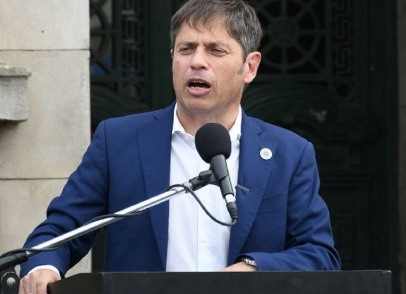 El gobernador bonaerense Axel Kicillof.