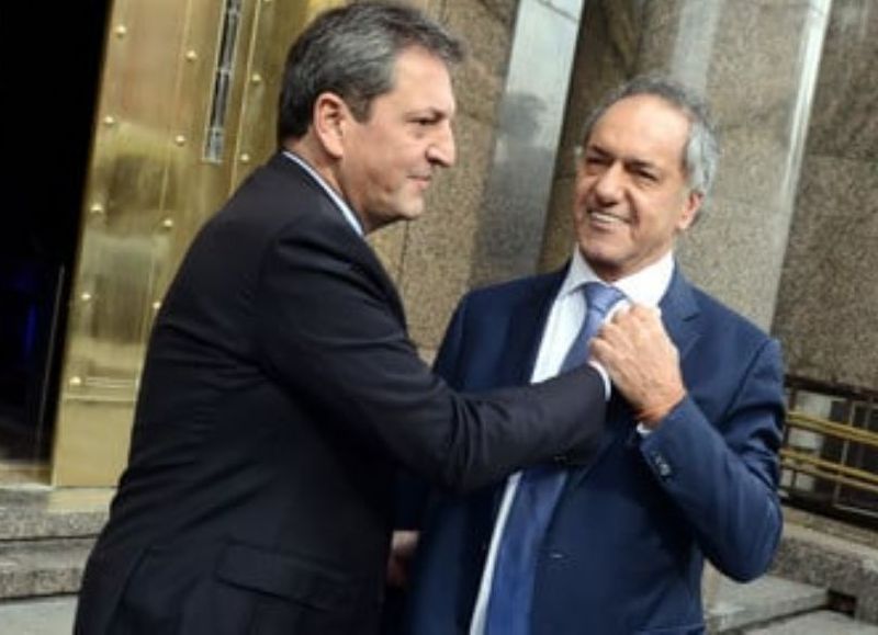 Sergio Massa y Daniel Scioli.