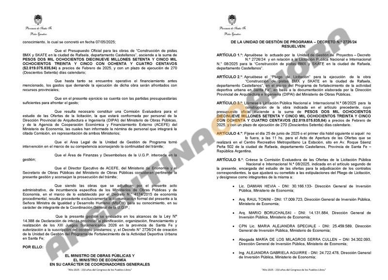 Expediente. (Foto: Argentina Ahora)