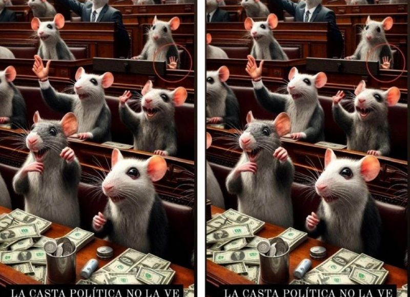 Las "ratas" del Senado según Javier Milei.