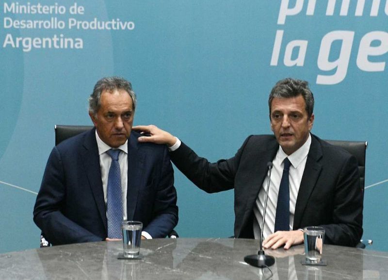 Daniel Scioli y Sergio Massa.