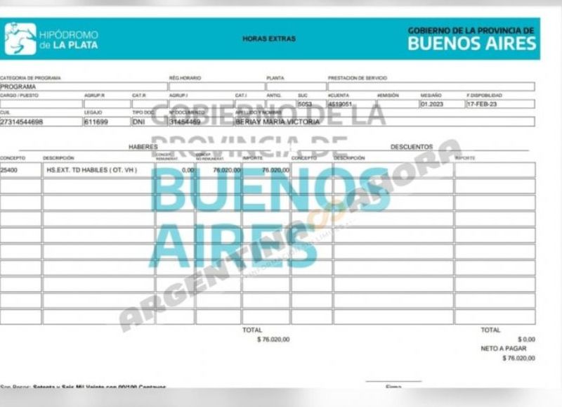 Documentos de prueba. (Foto: Argentina Ahora)