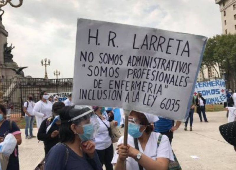 El personal de salud de la ciudad de Buenos Aires agrupado en la Asociación de Licenciados en Enfermería (ALE) anunció un paro de 24 horas.