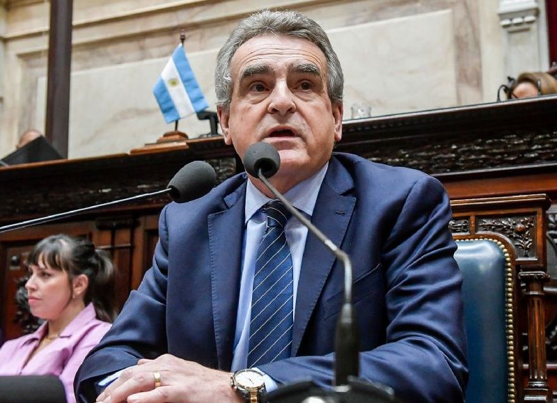 El jefe de Gabinete Agustín Rossi.