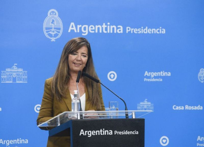 Gabriela Cerruti, portavoz de la Presidencia