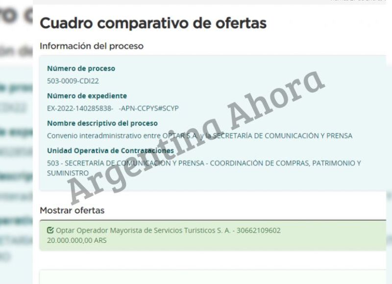 Pagarán 20 millones de pesos sólo por seis meses.