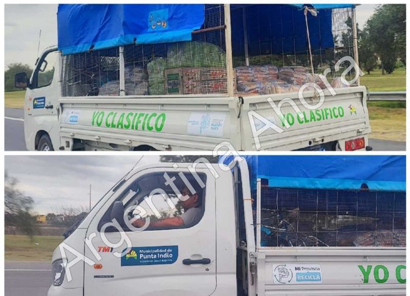 La Comuna de Punta Indio entongada con La Cámpora: una camioneta municipal fue expuesta trasladando mercadería K