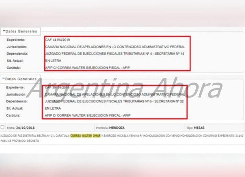 El consumo en tarjeta de crédito de Walter Correa, más de lo que gana de salario. (Foto: Argentina Ahora)