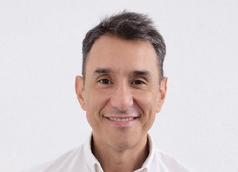 Precandidato a diputado provincial por la tercera sección electoral por el Frente Vamos con Vos, Nicolás Terrera.
