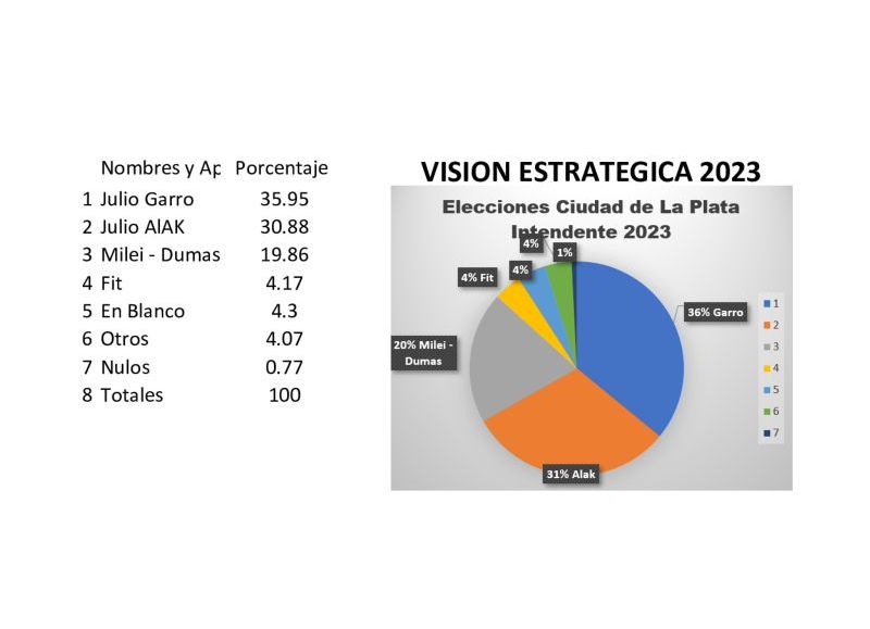 Encuesta de Excel de las elecciones platenses.