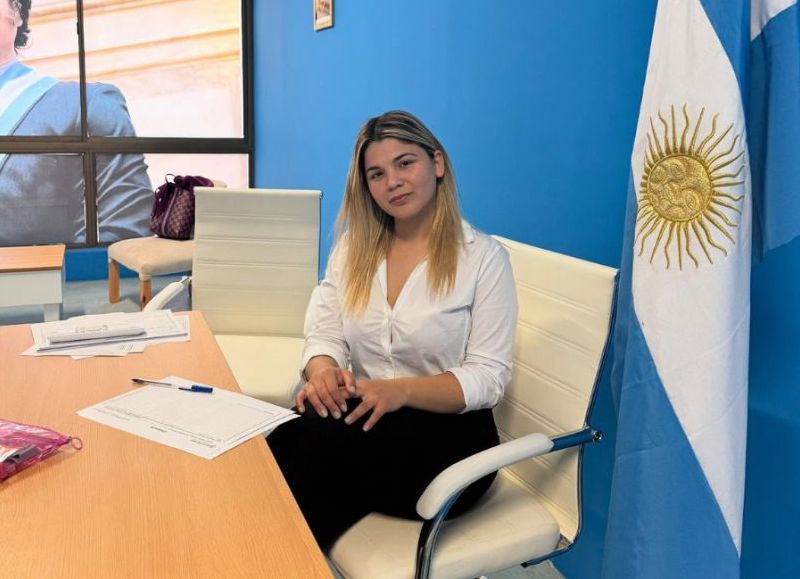 Rocío Maita fue presentada como candidata a concejal por el espacio de Javier Milei.