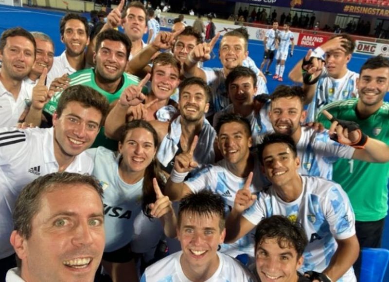El seleccionado argentino masculino sub 21 de hockey sobre césped logró este domingo su segundo título mundial de la categoría.