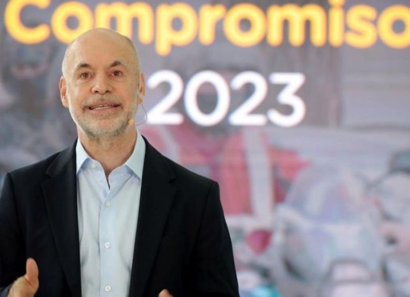 El precandidato a presidente Horacio Rodríguez Larreta.