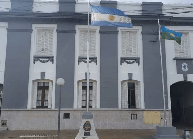 La sede policial bonaerense de Trenque Lauquen.