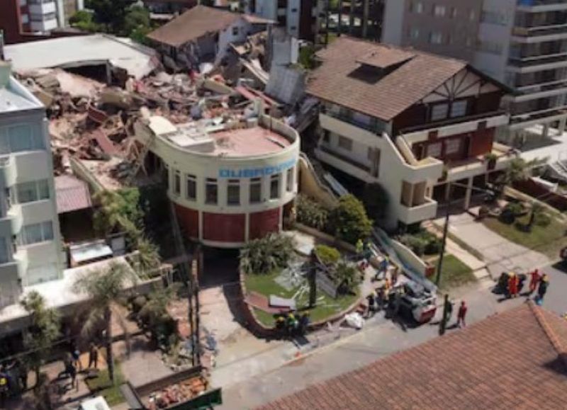 VIDEO | Solicitan informes oficiales sobre edificios vecinos al hotel derrumbado en Villa Gesell