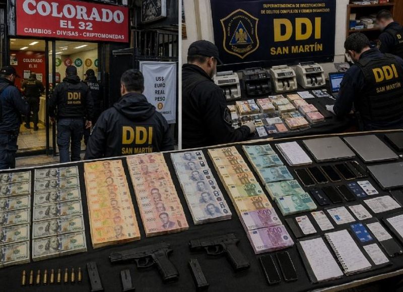 San Martín: desbaratan cueva financiera presuntamente vinculada al narcotráfico