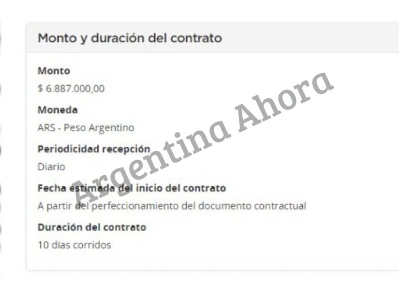 El monto total por la instalación y compra de los equipos es de $6.887.000