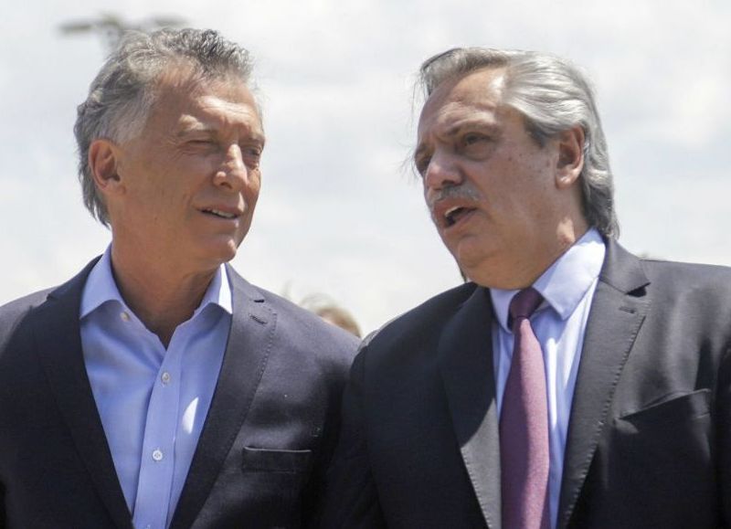 Mauricio Macri y Alberto Fernández.