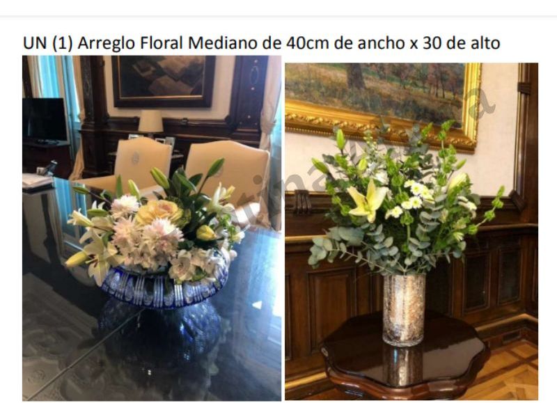 El tipo de flores que le gusta a Alberto Fernández.