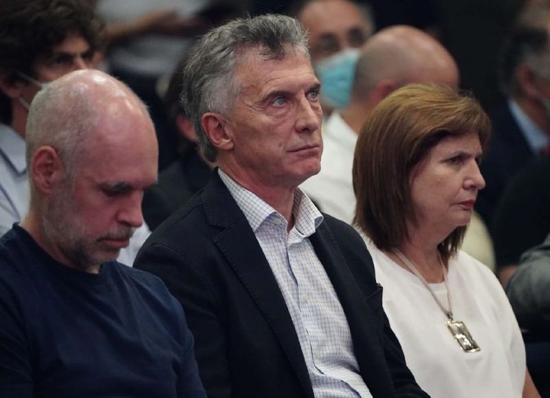 Horacio Rodríguez Larreta, Mauricio Macri y Patricia Bullrich.