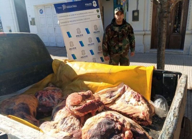 La denuncia de un productor destapó en 9 de Julio un presunto circuito clandestino de carne robada